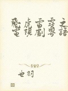 飞虎雷霆之极战电视剧粤语版