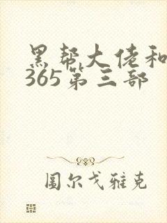 黑帮大佬和我的365第三部