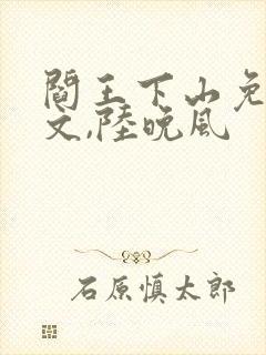 阎王下山免费苏文,陆晚风封面