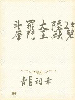 斗罗大陆2绝世唐门王秋儿