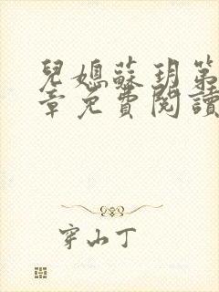 儿媳苏玥第十四章免费阅读全文