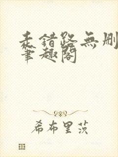 走错路无删减版笔趣阁封面