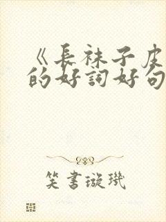 《长袜子皮皮》的好词好句