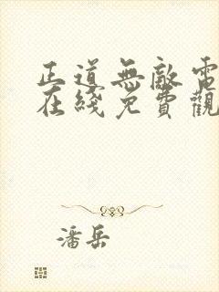 正道无敌电视剧在线免费观看