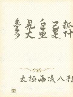 梦见自己抓到很多大鱼是什么征兆