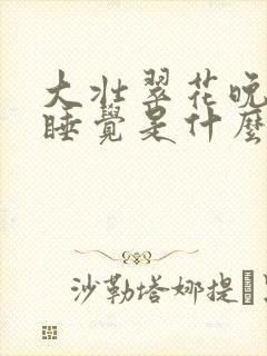 大壮翠花晚上不睡觉是什么电视剧