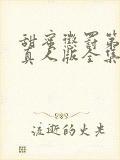 甜蜜惩罚第2季真人版全集台词完整版