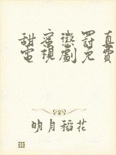 甜蜜惩罚真人版电视剧免费观看策驰