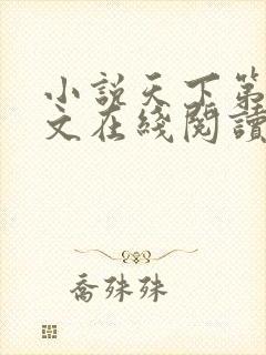 小说天下第九全文在线阅读