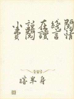 小说在线阅读免费阅读言情