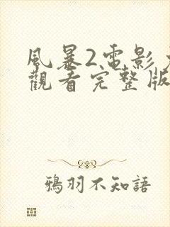 风暴2电影免费观看完整版国语版高清封面