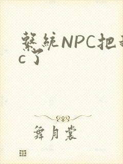 系统NPC把我c了封面