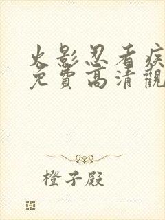 火影忍者疾风传免费高清观看