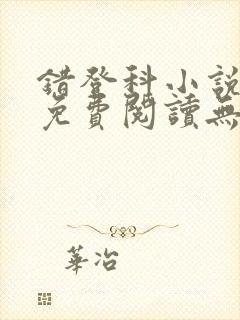 错登科小说全文免费阅读无弹窗封面