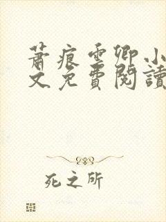 萧痕云卿小说全文免费阅读最新章节封面