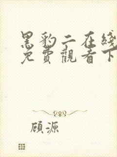 黑豹二在线高清免费观看下载