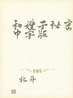 和嫂子秘密hd中字版