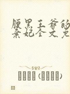 腹黑王爷的天价弃妃全文免费阅读封面