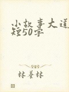 小故事大道理简短50字