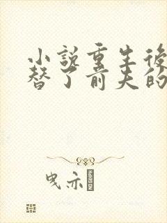 小说重生后我顶替了前夫的白月光