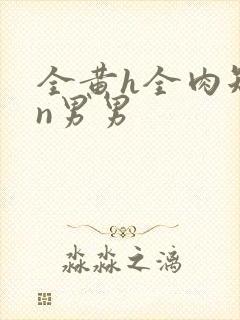 全黄h全肉短篇n男男