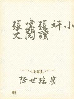 张伟张妍小说全文阅读