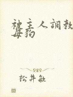 被主人调教的小母狗