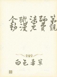 全职法师第一季动漫免费观看完整版