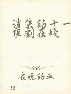 消失的十一层电视剧在线