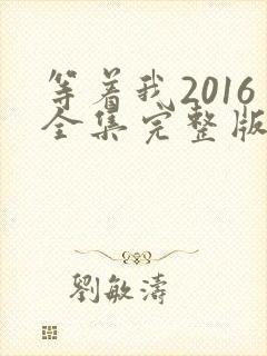 等着我2016全集完整版免费观看
