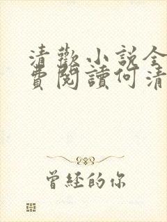 清欢小说全文免费阅读何清欢