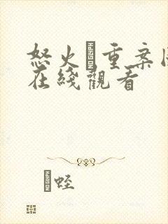 怒火·重案国语在线观看封面