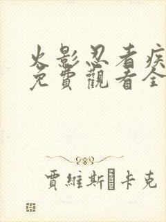 火影忍者疾风传免费观看全集在线观看高清封面