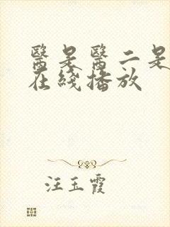 医是医二是二 在线播放