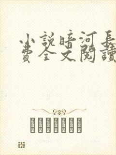 小说暗河长明免费全文阅读一封面