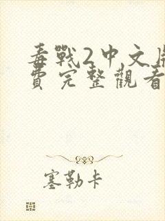 毒战2中文版免费完整观看