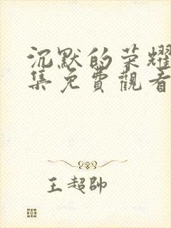 沉默的荣耀37集免费观看封面