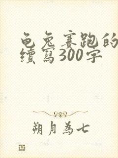 龟兔赛跑的故事续写300字