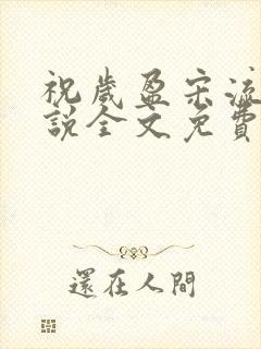 祝岁盈宋流景小说全文免费阅读最新封面