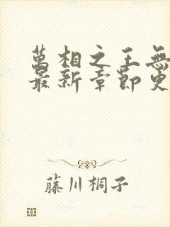 万相之王无弹窗最新章节更新