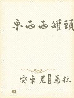 鲁西西罐头小人