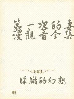 第一次的妻子动漫观看全集完整版高清