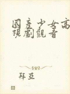 国产少女高清电视剧观看