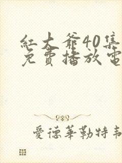 红大爷40集全免费播放电视剧封面