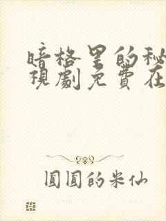 暗格里的秘密电视剧免费在线观看封面