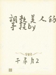 调教美人的百种手段by封面