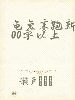 龟兔赛跑新编400字以上封面