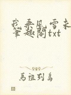 我乘风雪未删减笔趣阁txt