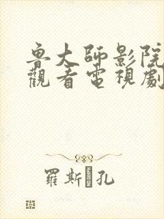 鲁大师影院在线观看电视剧最新版本