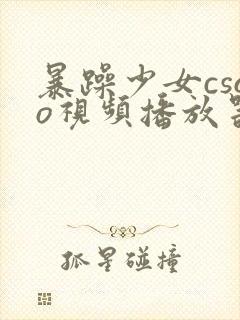 暴躁少女csgo视频播放器推荐